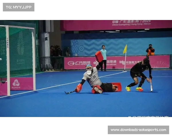 中国男子曲棍球联赛常州站第三轮：广东队13-0大胜辽宁队